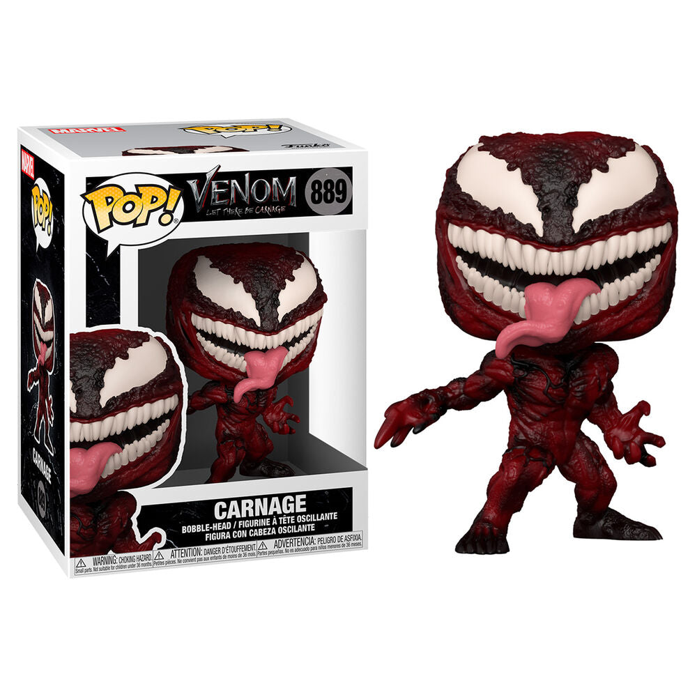 POP figur Marvel Venom 2 Carnage - Samlarfigur i presentask FUNKO