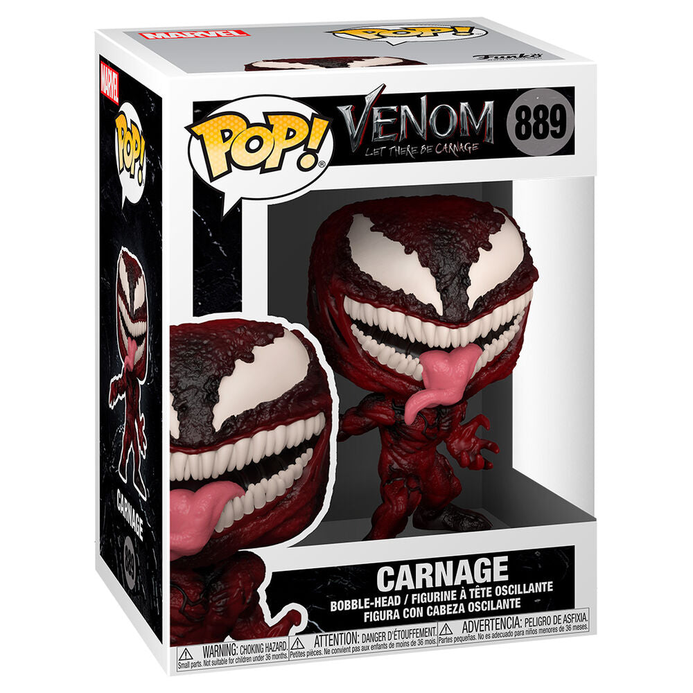 POP figur Marvel Venom 2 Carnage - Samlarfigur i presentask FUNKO