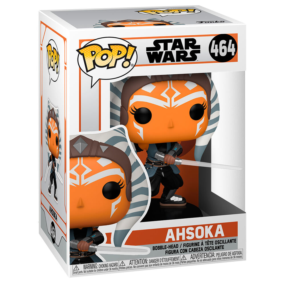 POP Figur Star Wars Mandalorian Ahsoka med Sabers FUNKO