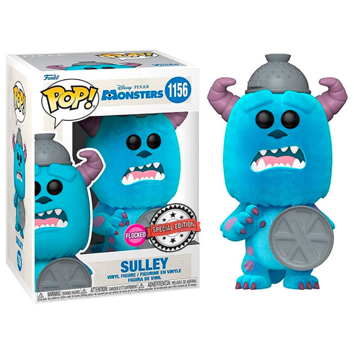 POP Figur Disney Monsters Inc 20th Sulley Flocked Exclusive FUNKO