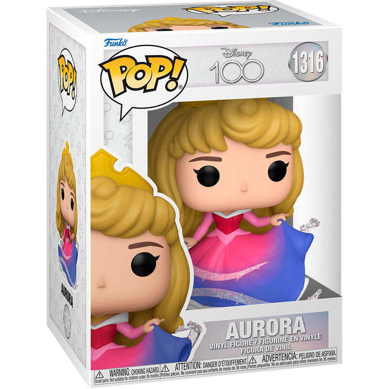 POP figur Disney 100-årsjubileum Aurora FUNKO