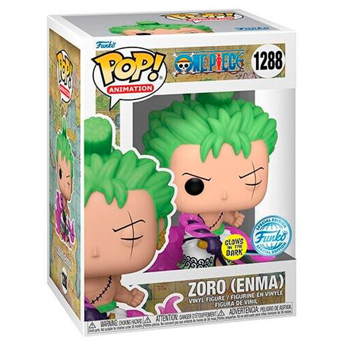 POP Figur One Piece Zoro Enma Exclusive - Samlarobjekt för Fans FUNKO