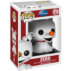 POP Figur Disney Nightmare Before Christmas Zero – Samlarobjekt i Presentförpackning FUNKO