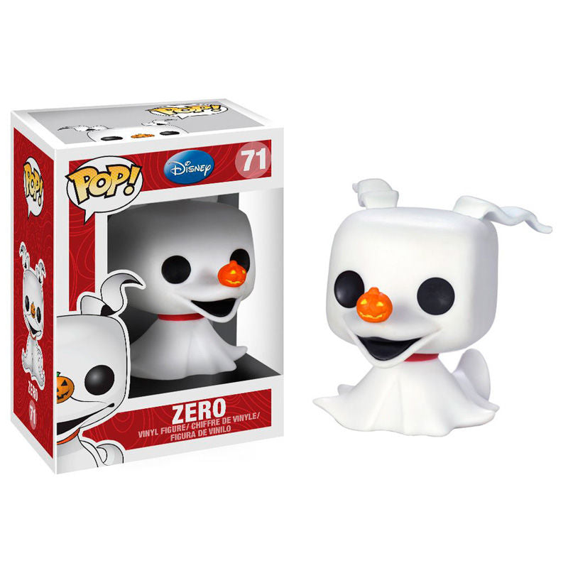 POP Figur Disney Nightmare Before Christmas Zero – Samlarobjekt i Presentförpackning FUNKO