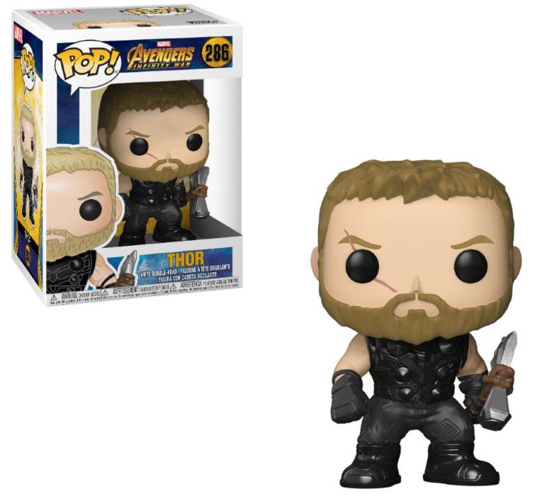 Avengers Infinity War POP! Filmer Vinyl Figur Thor 9 cm Funko