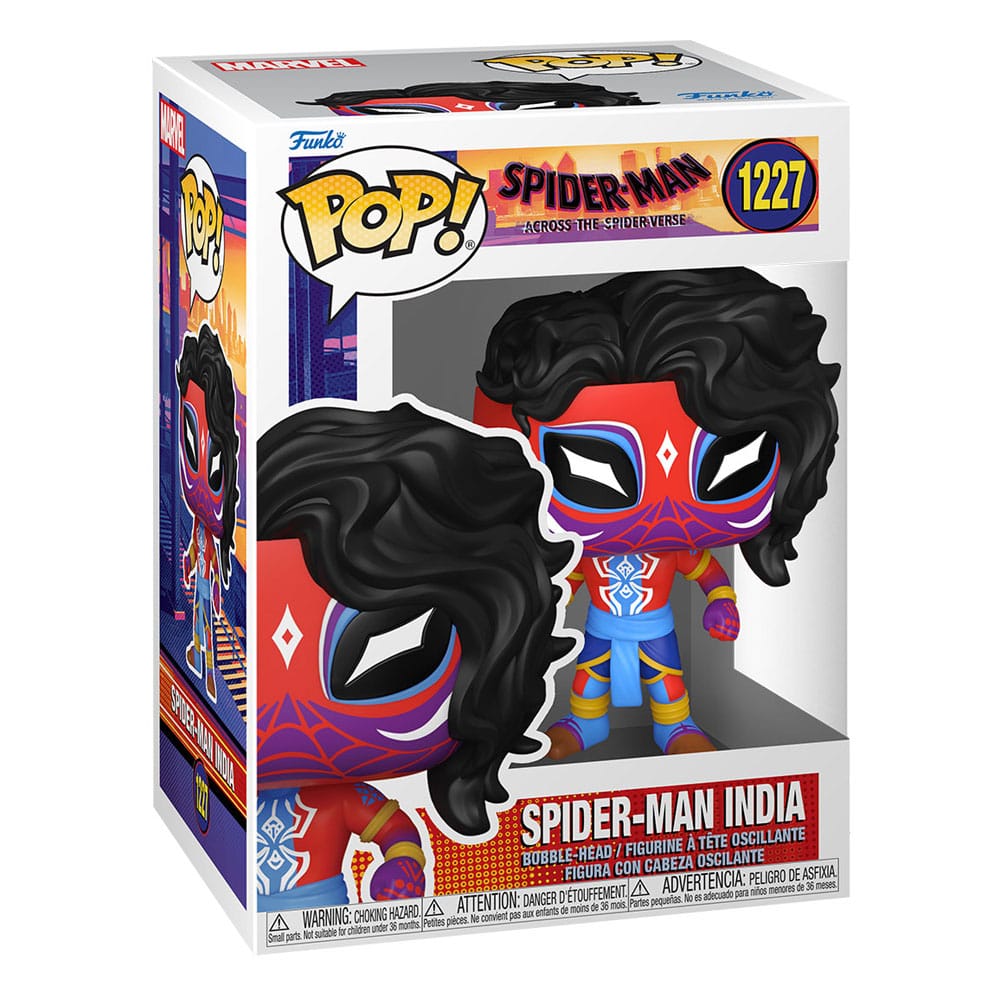 Spider-Man: Across the Spider-Verse POP! Movies Figur Spider-Man India 9 cm Funko
