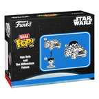 Star Wars Bitty POP! Rides Figur Display Han Solo w/Millenium Falcon 2,5 cm Funko
