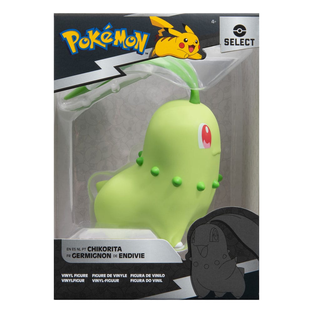 Pokémon Vinyl Figur Chikorita 8 cm - Samlarobjekt för Pokémon-fans JAZWARES